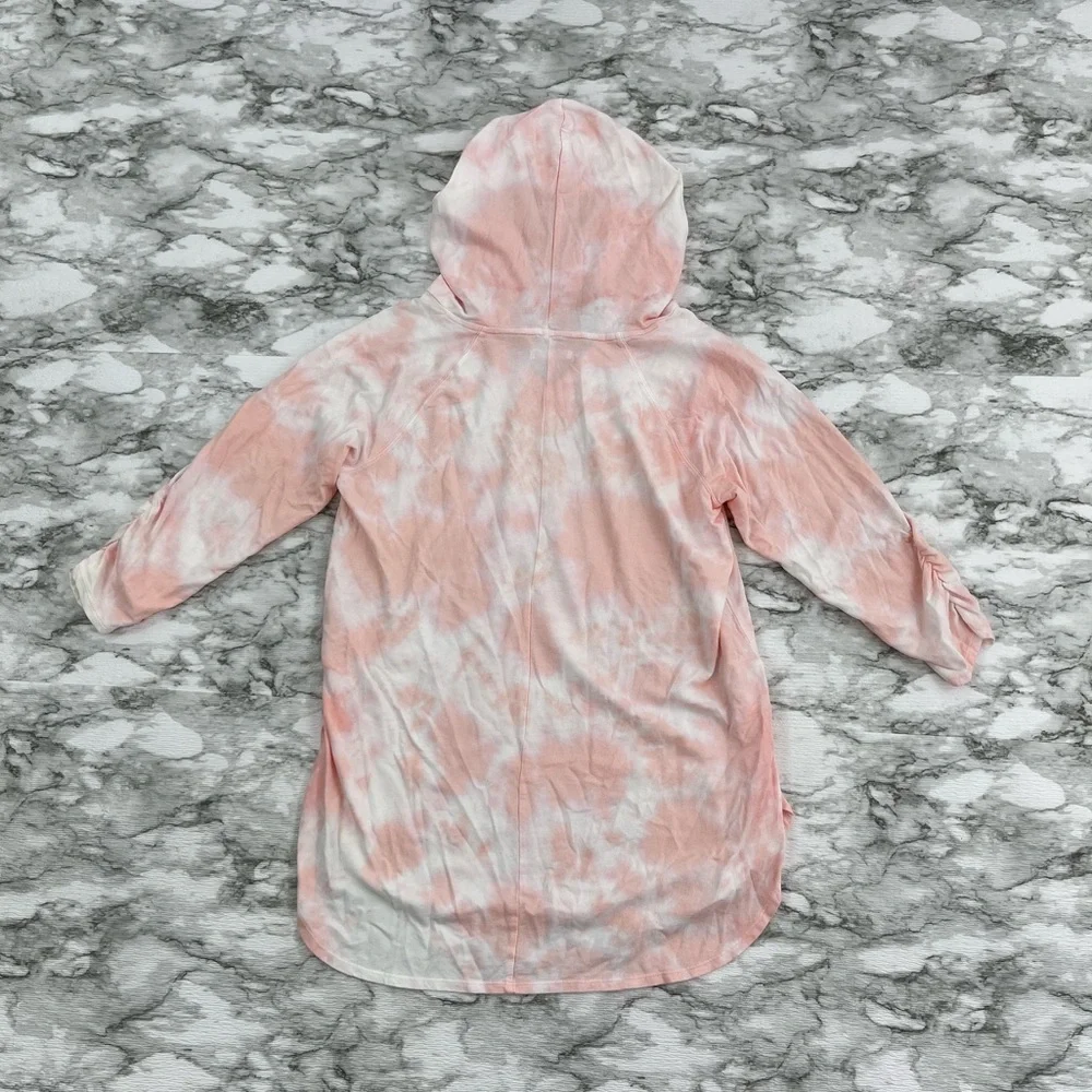 NWT Maurice’s Pink Tie-Dye Hooded Top - Picture 3 of 9